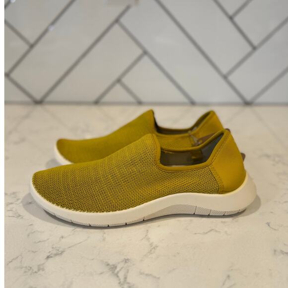 Arcopedico Gaia Slip-On Sneakers mustard yellow size W10 M9 sustainable - Picture 1 of 9
